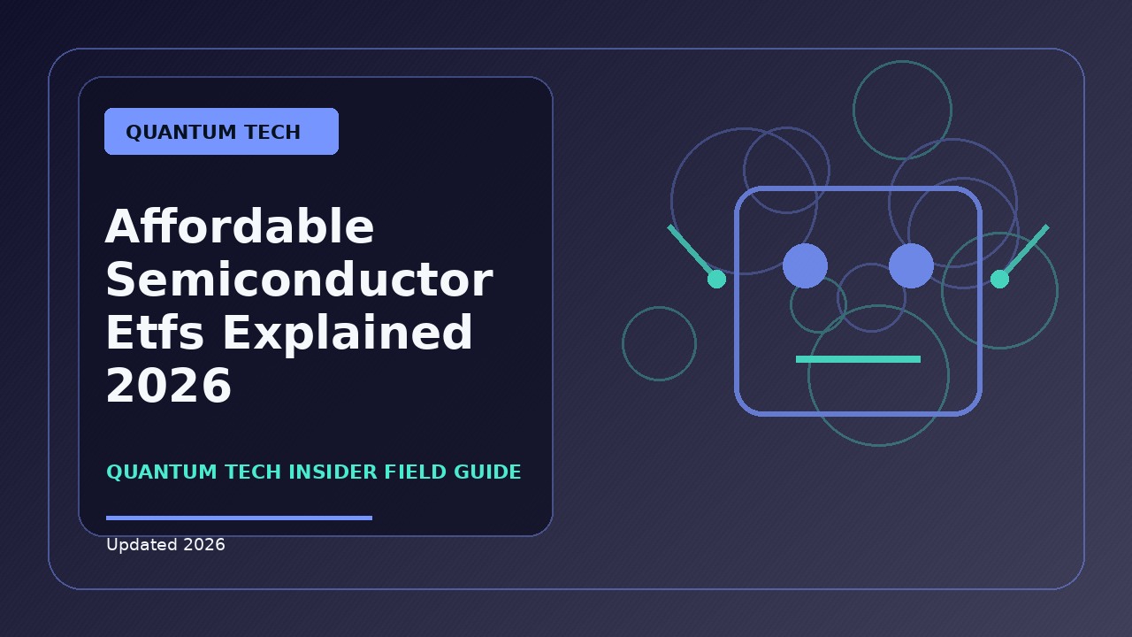 Affordable Semiconductor Etfs Explained: Practical 2026 Guide