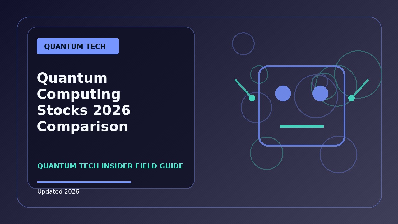 Quantum Computing Stocks 2026 Comparison Guide: Practical 2026 Guide