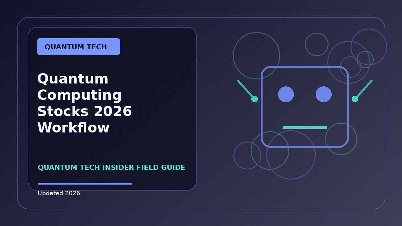 Quantum Computing Stocks 2026 Workflow Template: Practical 2026 Guide