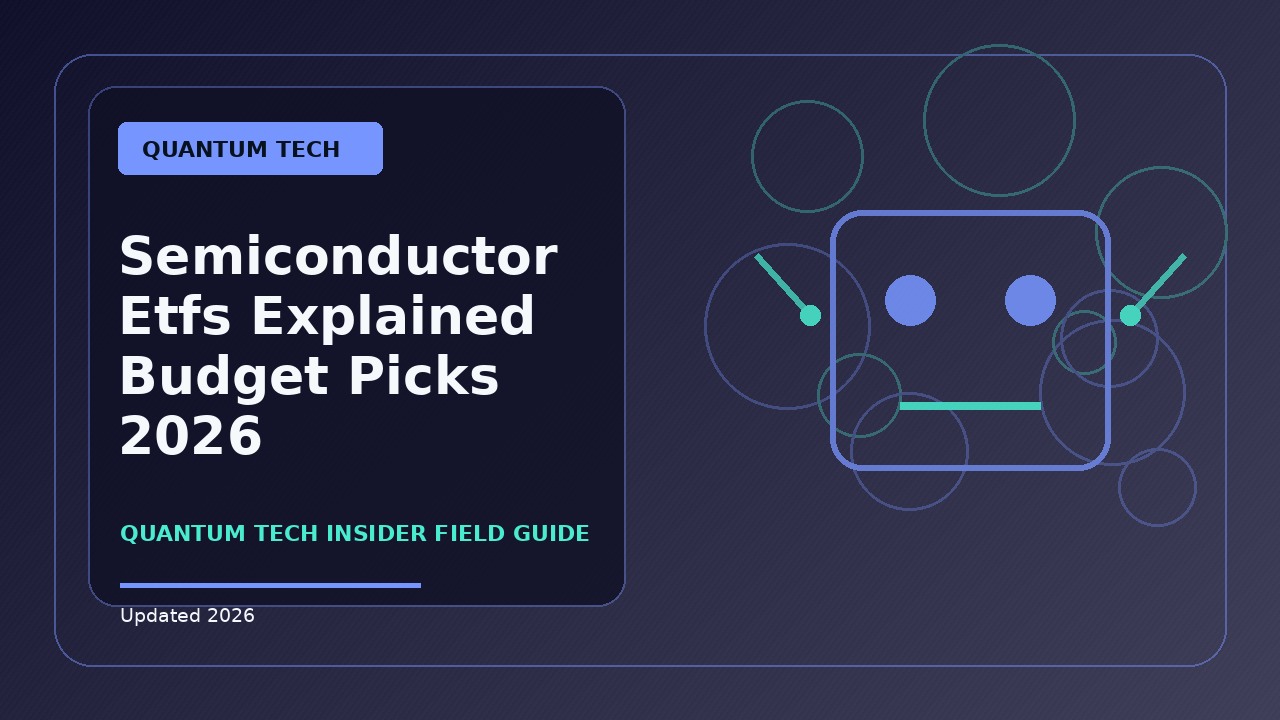 Semiconductor Etfs Explained Budget Picks: Practical 2026 Guide