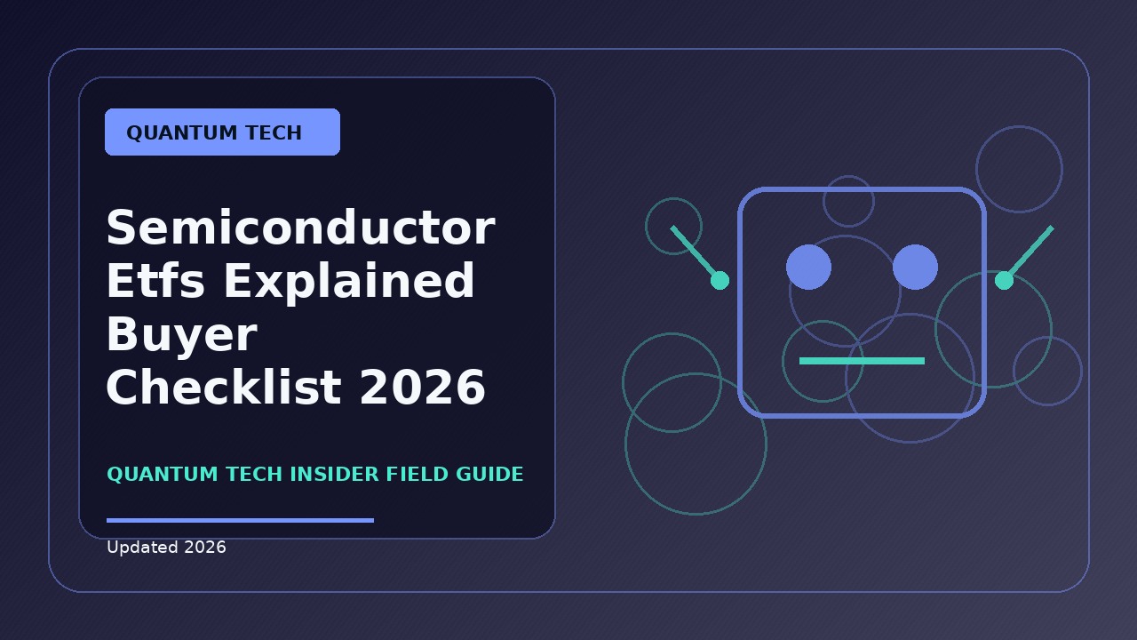 Semiconductor Etfs Explained Buyer Checklist: Practical 2026 Guide